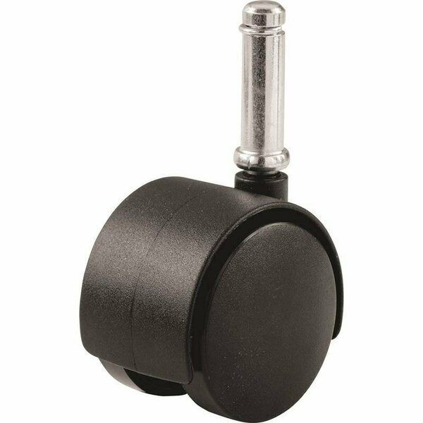 Shepherd Hardware Cstr Twn Whl 2in Stem Blk 9419B